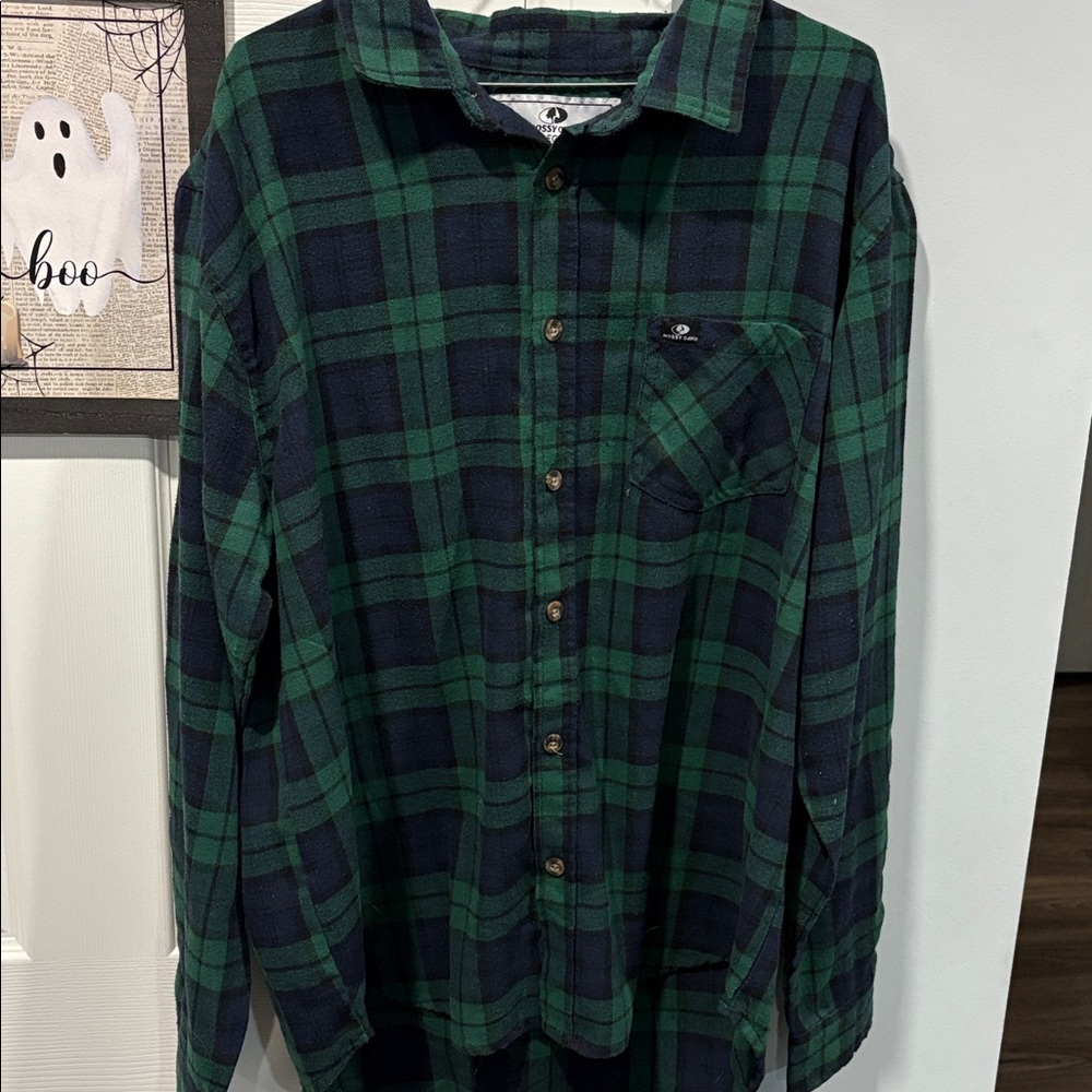 Mossy Oak Dark Green and Black Shirt